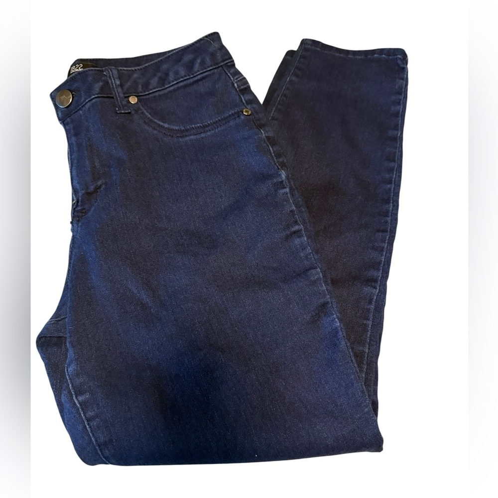 1822 Denim Women’s Dark Blue Stretch High-Rise Skinny Jeans